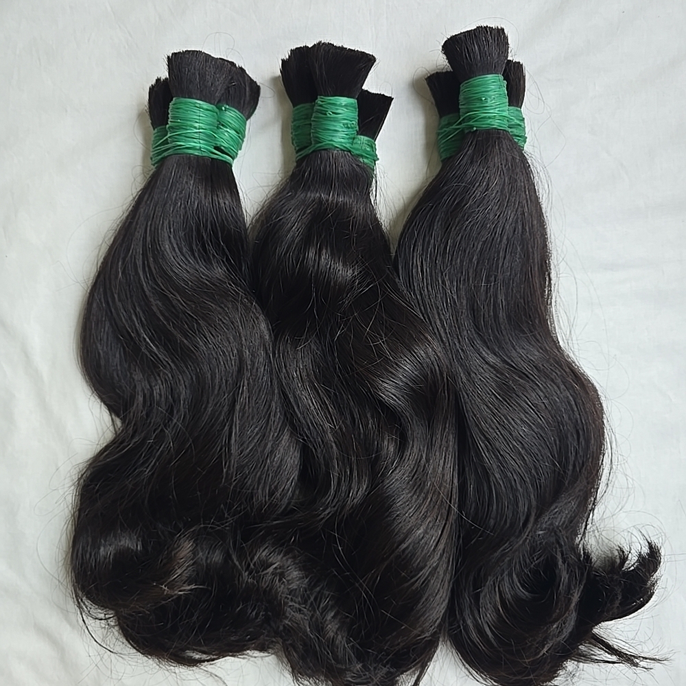 100% RAW Vietnamese | 18” | Unwefted (Bulk) | EXTRA Full | Double-Drawn Hair